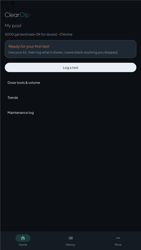 ClearDip screenshot